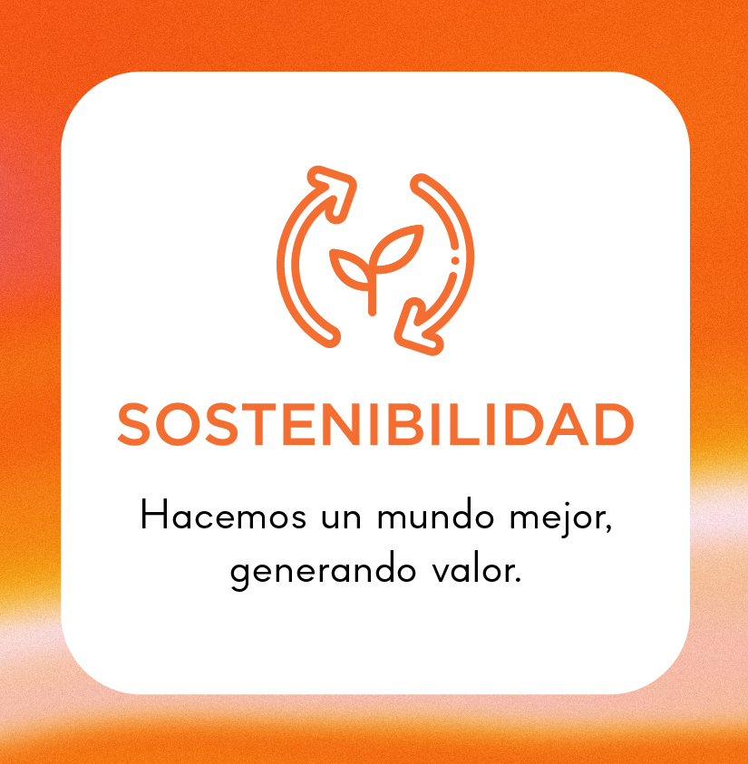 Sostenibilidad - Hacemos un mundo mejor, generando valor